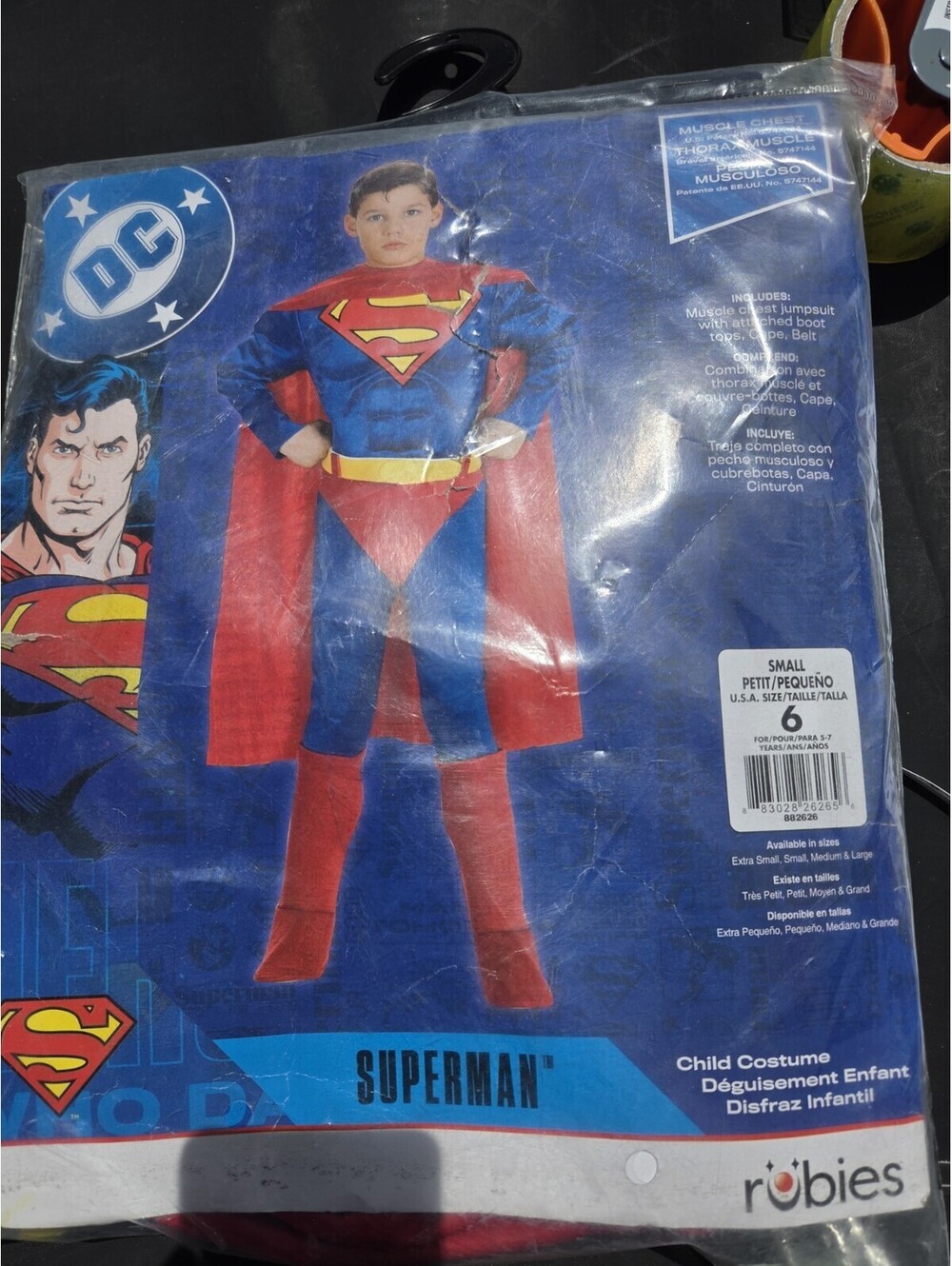 superman costume size 6 - Picture 1 of 3